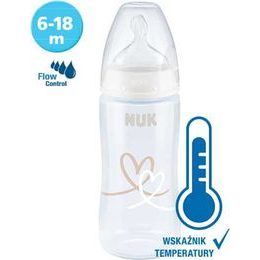 Kojenecká láhev NUK FC+Temperature Control 300 ml BOX-Flow Control savička
