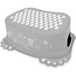 Dětské protiskluzové stupátko do koupelny sova šedá