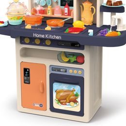 Velká kuchyňská souprava s doplňky modrá XXL