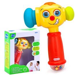 Huile Toys Interaktivní dětské kladívko se světly a zvuky Kids Hammer