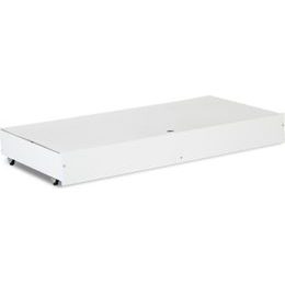 Dřevěný šuplík pod postýlku Klups bílý 120x60