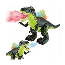 Dinosaurus na baterie chrlící oheň - hnědý