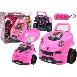 Dětská sada pro automechanika- dílna růžová