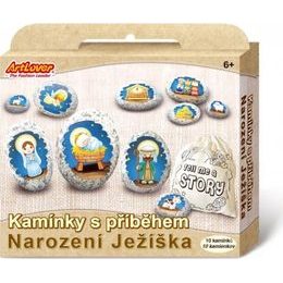 Akrylové barvy - 6ks se štětcem