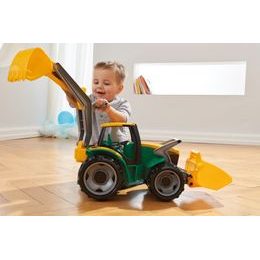 Traktor se lžící - zeleno-žlutý