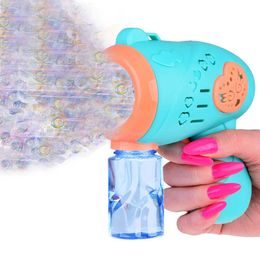 Bublifuk pistole na baterie Color Bubble - modrá