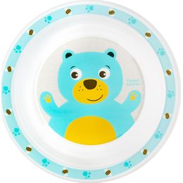 Talířek s přísavkou růžovo-bílá