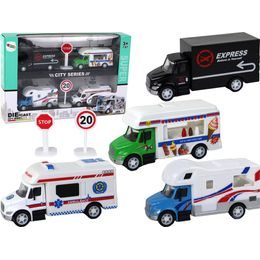 Sada 4 autíček na setrvačník