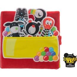 Hencz Toys měkká senzorická knížka Let balónem