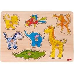 Dřevěné puzzle - Kdo kde bydlí?