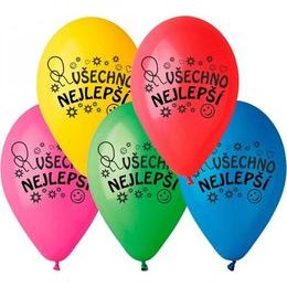 Balonek /Balonky - Všechno nejlepší 10ks
