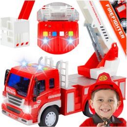Dětské požární auto se světly a zvuky City Service 1:16