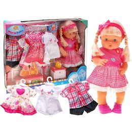 Převlékací panenka Emma s oblečením a příslušenstvím 39 cm
