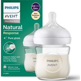 SPhilips Avent skleněná kojenecká láhev natural 120ml