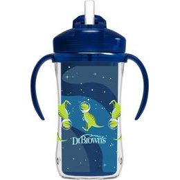 Dr Brown's Termohrnek se slámkou 300ml, 12m+, modrý