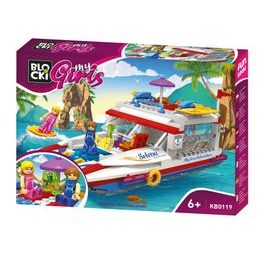 Blocki MyGirls stavebnice mořská jachta 408 dílků