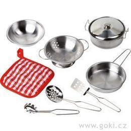 Hrajeme si na kuchaře - set kuchyňské nádobí, 9 dílů