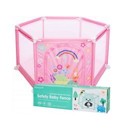 Doris dětská ohrádka Safety Fence - růžová