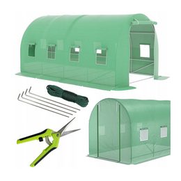 Zahradní fóliovník 4,5x2x2m zelený