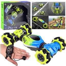 Senzorické auto na dálkové ovládání Stunt 4WD 1:24