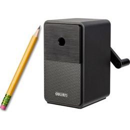 Strouhátko na tužky s kličkou, se zásobníkem a nastavitelným ostřím, černá