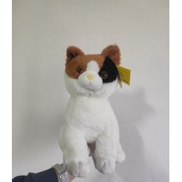 Plyšová kočka tmavá