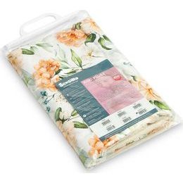 Dětská bambusová dečka - růžová se srdíčky