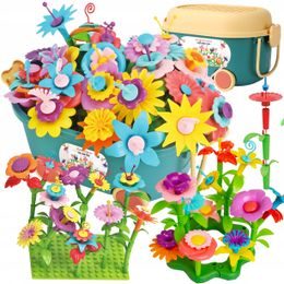 Doris dětská stavebnice zahrádka v kufříku 139 dílků