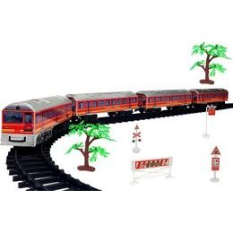 Lokomotiva/Vlak červená - na baterie