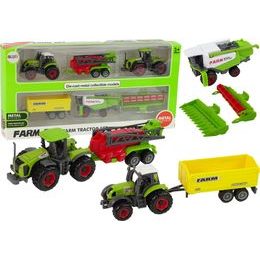Souprava 2 traktorů a kombajnu s příslušenstvím Farmer Set
