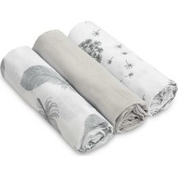 Mušelínová pleny 3ks šedá