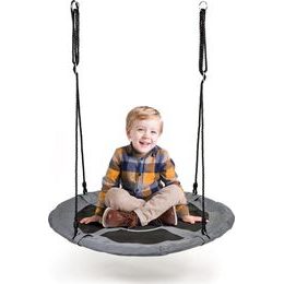 Ecotoys dětská houpačka Čapí hnízdo šedá