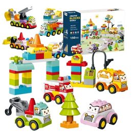 Doris dětská konstrukční stavebnice s autíčky Creative Blocks 150 dílků