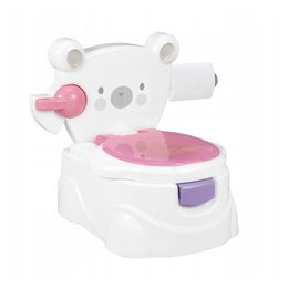 Interaktivní dětský nočník medvěd/růžový