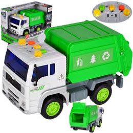 Popelářské auto se světly a zvuky City Service 1:20