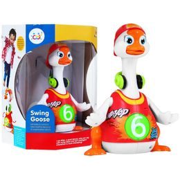 Huile Toys rapující husa pro nejmenší Swing Goose modrá