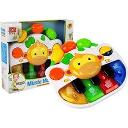 Dětský klavír s opicí na baterky