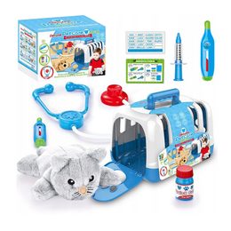 Souprava pro veterináře - přepravka s kočičkou