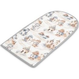 Hnízdečko pro miminko z mušelínu, Zvířátka, šedá