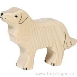 Zlatý retrívr - vyřezáváné zvíře