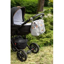 Taška/kabelka na kočárek - prošívaná CARETERO černá