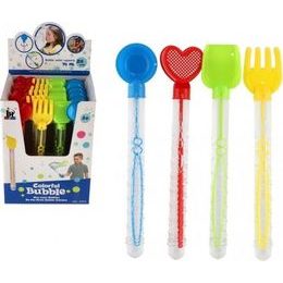 Bublifuk 70ml s nářadím na písek - mix 4 druhy