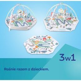 4Baby Plyšový kolotoč nad postýlku Rabbit - šedo/bílý