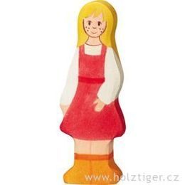 Dcerka - dřevěná figurka