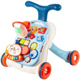 Chodítko 2v1 s hrací dekou a piankem Playmat Stroller