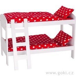 Postýlka pro panenky s žebříkem (bez povlečení)