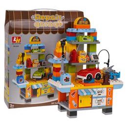 Dětská konstrukční stavebnice - dílna Repair Garage 110 kusů