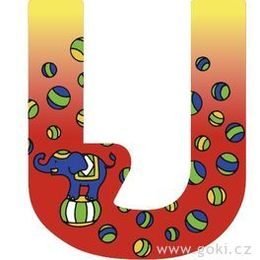 Ozdobné písmeno ze dřeva U