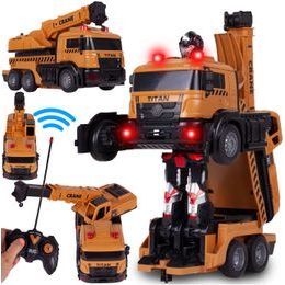 Robot transformer - jeřáb 2v1 Titan na dálkové ovládání