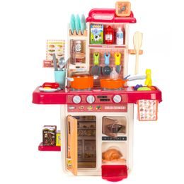 Dětská kuchyňka s doplňky růžová